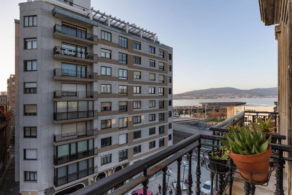 Bonito Piso Con Vistas, Centrico, Acogedor Apartamento Vigo Exterior foto