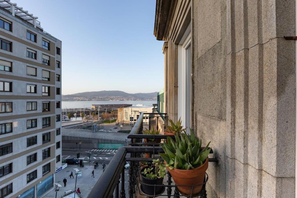 Bonito Piso Con Vistas, Centrico, Acogedor Apartamento Vigo Exterior foto
